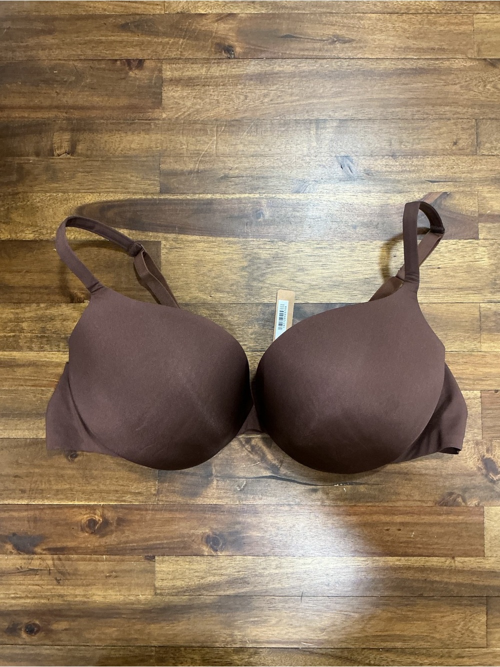 New with tags SKIMS ultimate Push Up Plunge Bra - Cocoa Brown size 44C